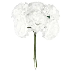 Kunstig Blombukett Hortensia Hvit