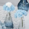 Kunstig Blomsterbukett Hortensia Lyseblå