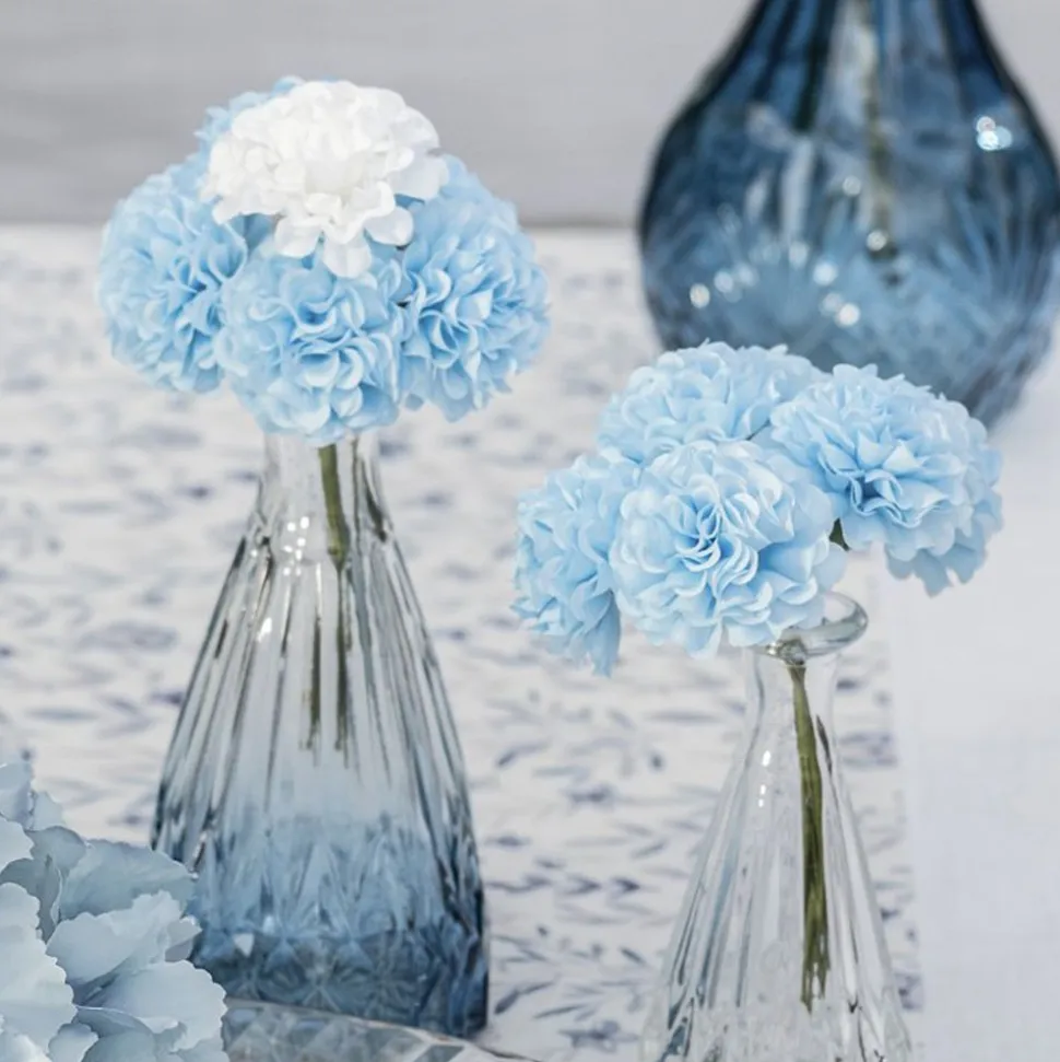 Kunstig Blomsterbukett Hortensia Lyseblå