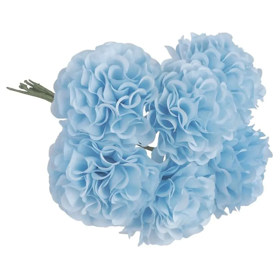 Kunstig Blomsterbukett Hortensia Lyseblå