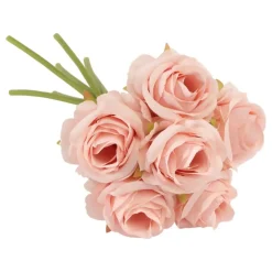 Kunstig blomsterbukett roser rosa
