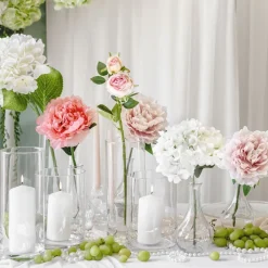 Kunstig Blomst Peon Rosa