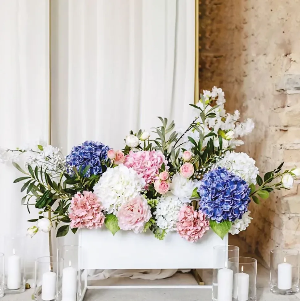Kunstig Hortensia Hvit