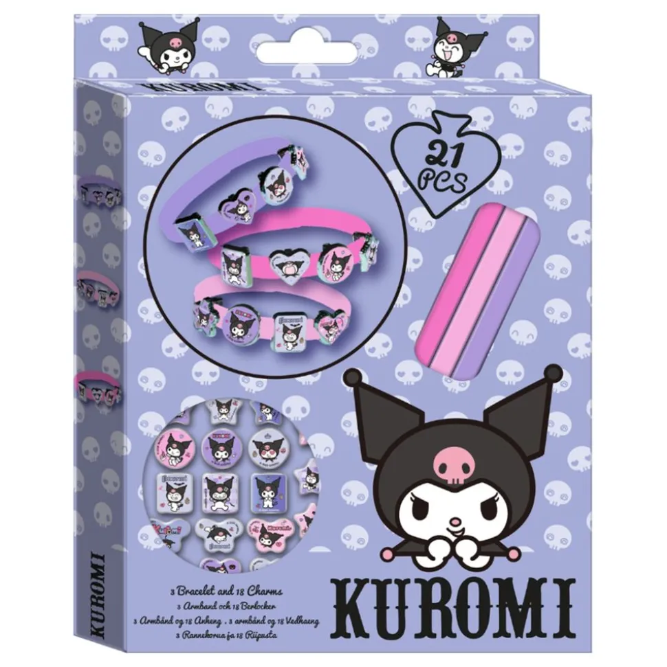 Kuromi Armbånd med Berlocker