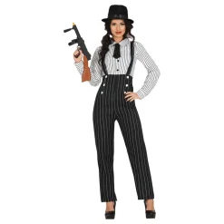 Kvinnelig Gangster Dame Kostyme
