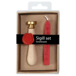 Lakksegl Sett God Jul