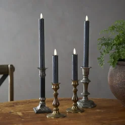 LED Antikklys Korte Rustic Svart