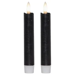 LED Antikklys Korte Rustic Svart