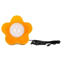 LED Bordlampe Flower Power Shiny Orange