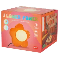 LED Bordlampe Flower Power Shiny Orange