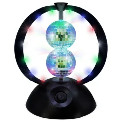 LED Discokuler Roterende Flerfarget