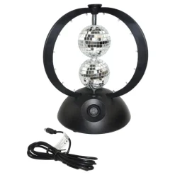 LED Discokuler Roterende Flerfarget