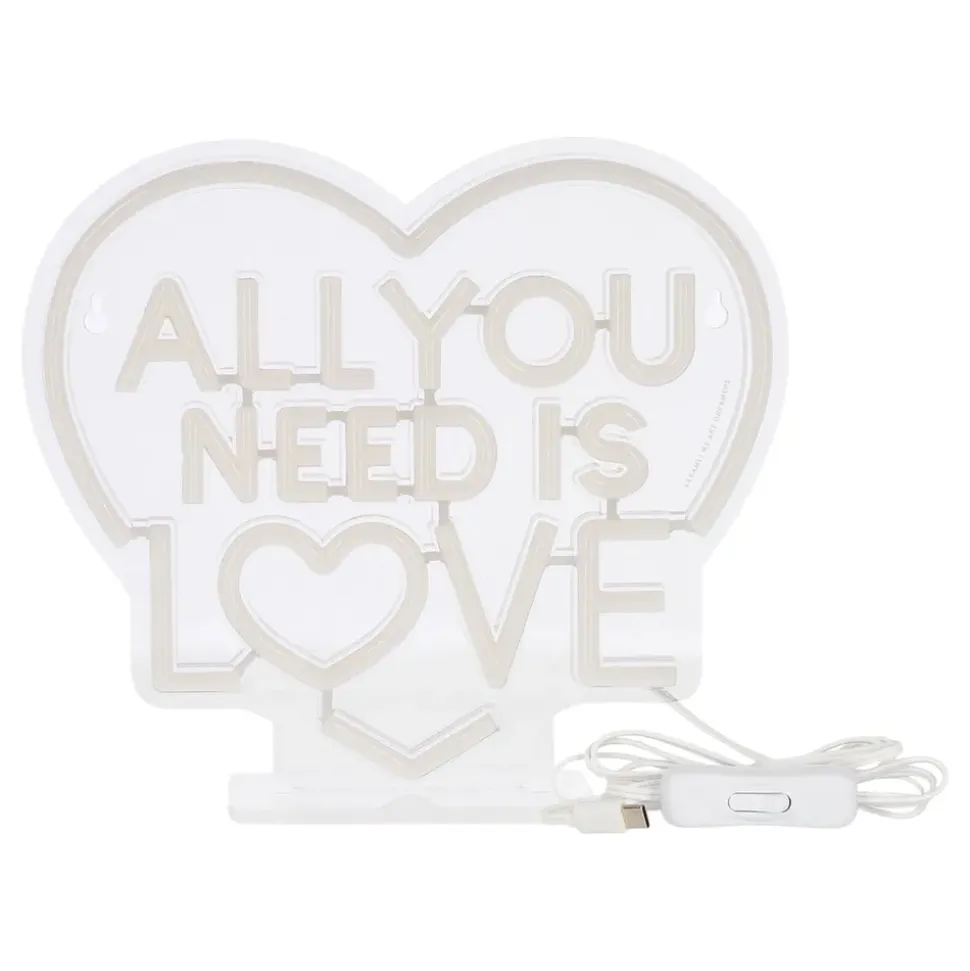 LED-lampe All You Need is Love