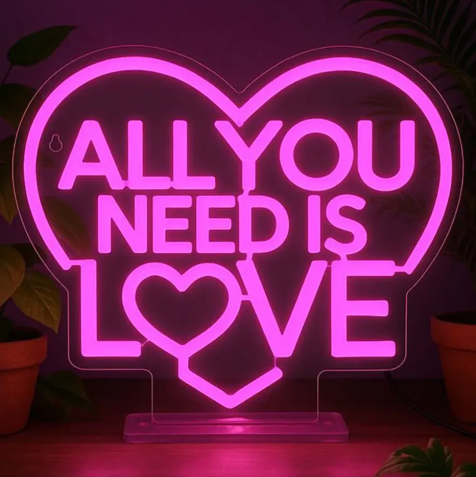 LED-lampe All You Need is Love