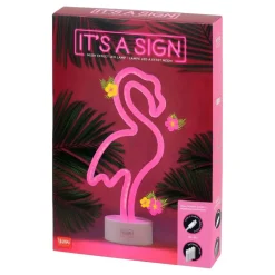 LED-Lampe Flamingo med Neon-effekt