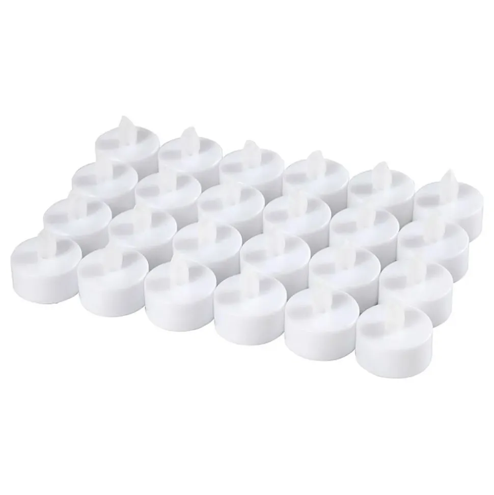 LED Telys Hvit