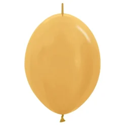 Lenkeballonger Gull Metallic