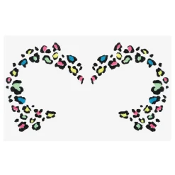 Leopard Glitter Selvheftende Sminke