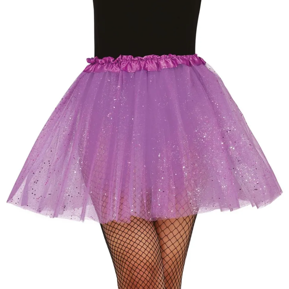 Lilla Tyllskjørt med Glitter
