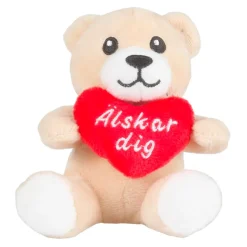 Liten Bamse med Hjerte Älskar Dig