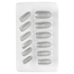 Løsnegler Glitter Sølv