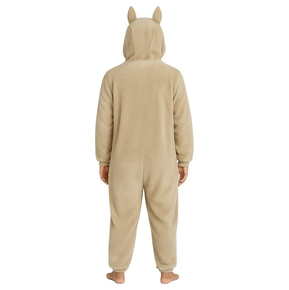 Lulu Monster Beige Onesie Dame Kostyme