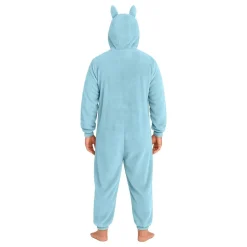 Lulu Monster Blå Onesie Dame Kostyme