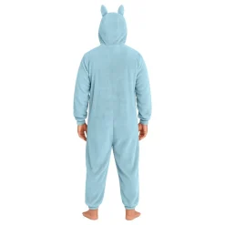Lulu Monster Blå Onesie Herre Kostyme