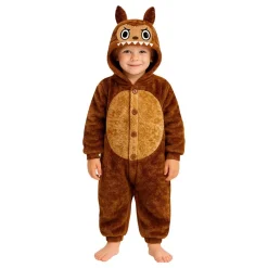 Lulu Monster Brun Onesie Barn Kostyme