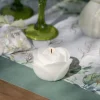 Lys Roseformet Hvit