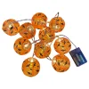Lysslynge med lykter halloween