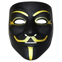 Maske Anonymous Svart