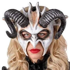 Maske demon med horn