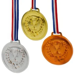 Medaljer Gull/Sølv/Bronse med bånd