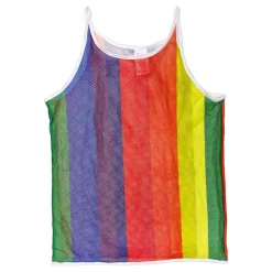 Mesh-tanktop Flerfarget Herre