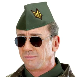 Militærhatt Grønn