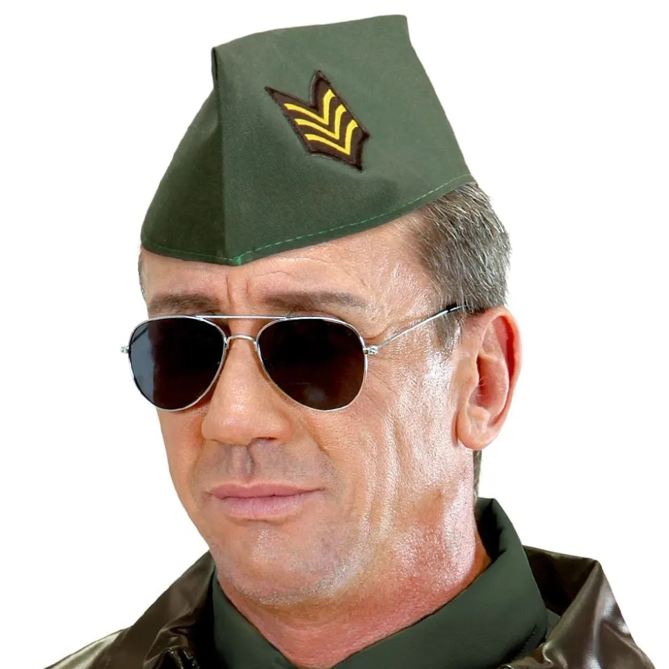 Militærhatt Grønn
