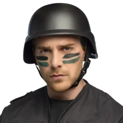 Militærhjelm Svart