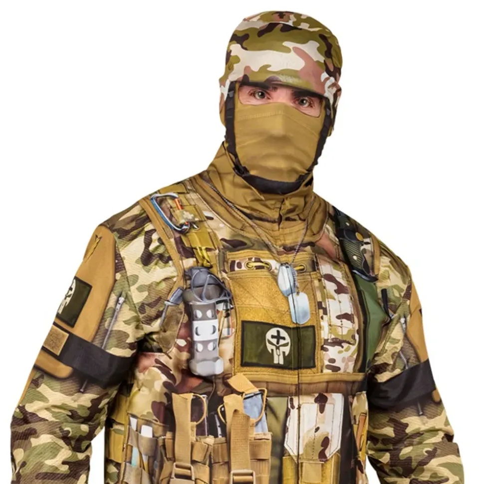Militær Kamuflasje Kostyme