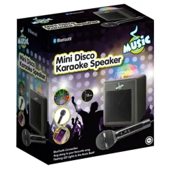 Mini Karaoke Discohøyttaler og Mikrofon