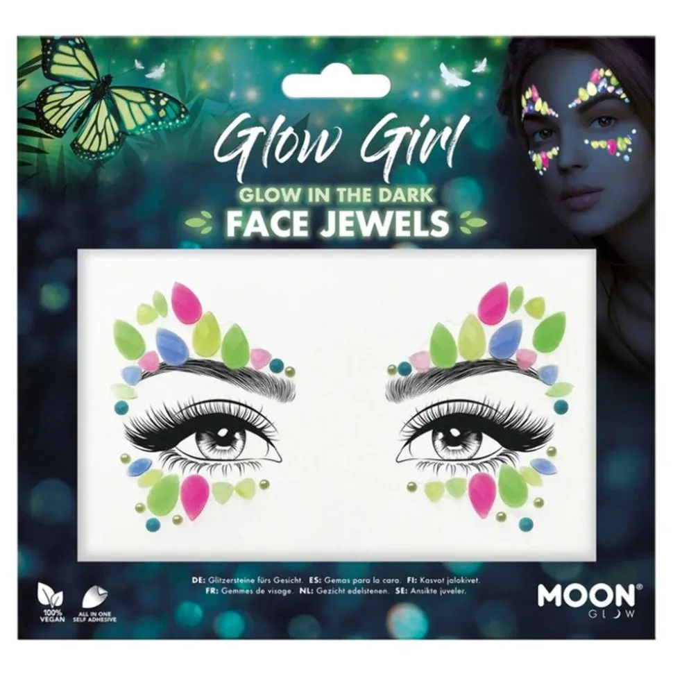Moon Creations Face Jewels Selvlysende Glow Girl