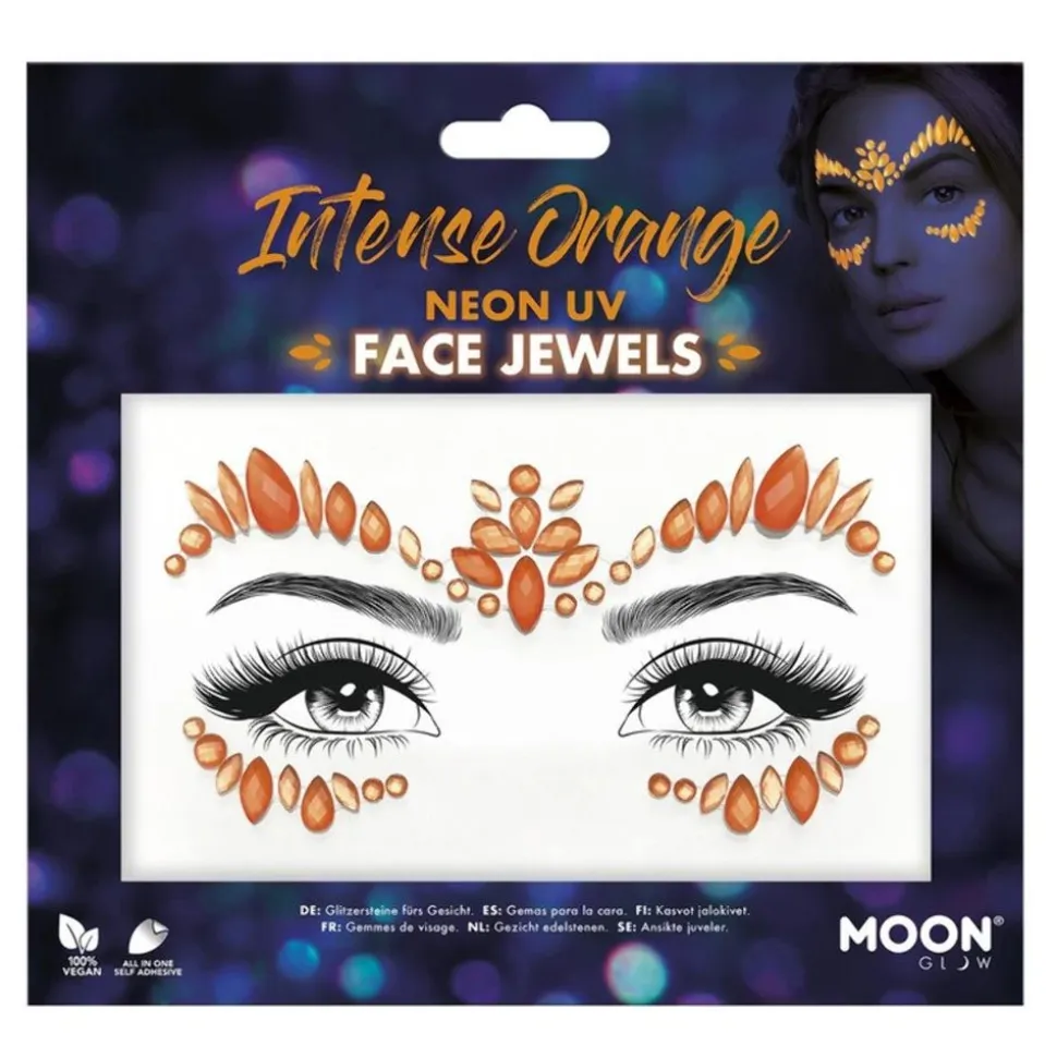 Moon Creations Face Jewels UV Neon Oransje