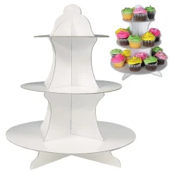 Muffinsstativ Hvitt