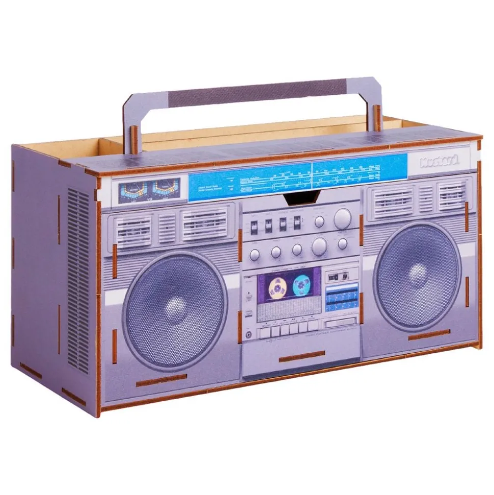 Mustard Boom Box Skrivebordsorganisator