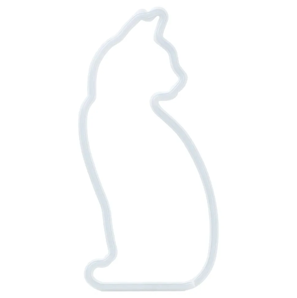 Mustard LED-lampe Katt Neon