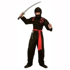 Ninja med Muskler Barn Kostyme