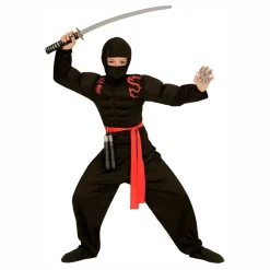 Ninja med Muskler Barn Kostyme