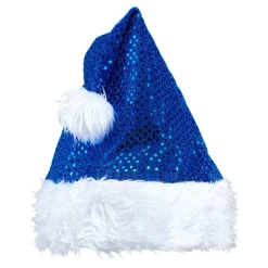 Nisselue Blå Glitter