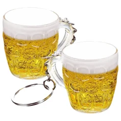 Nøkkelring Ølglass