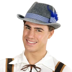 Oktoberfesthatt med Fjær